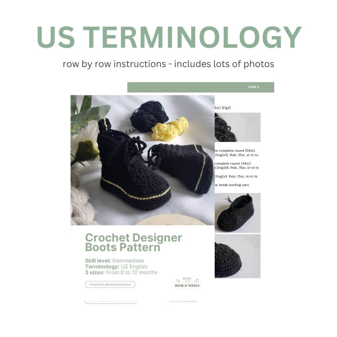 Crochet DM Boots PDF Download