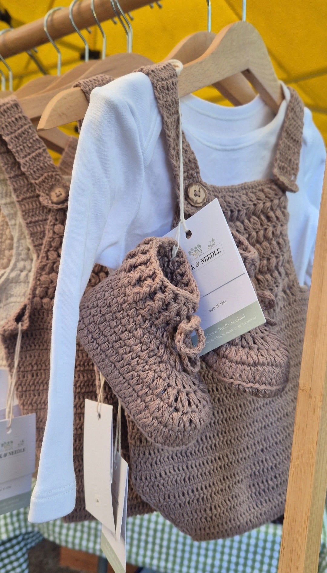 Crochet Cotton Baby Tie Boots - 4 Colours